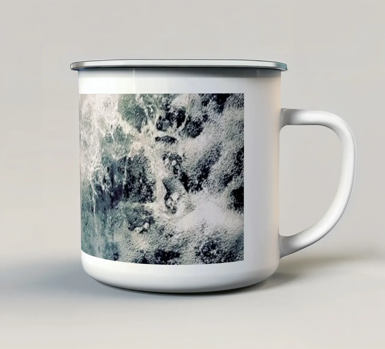 Fresh 3 tazza in smalto da Angelo Cerantola