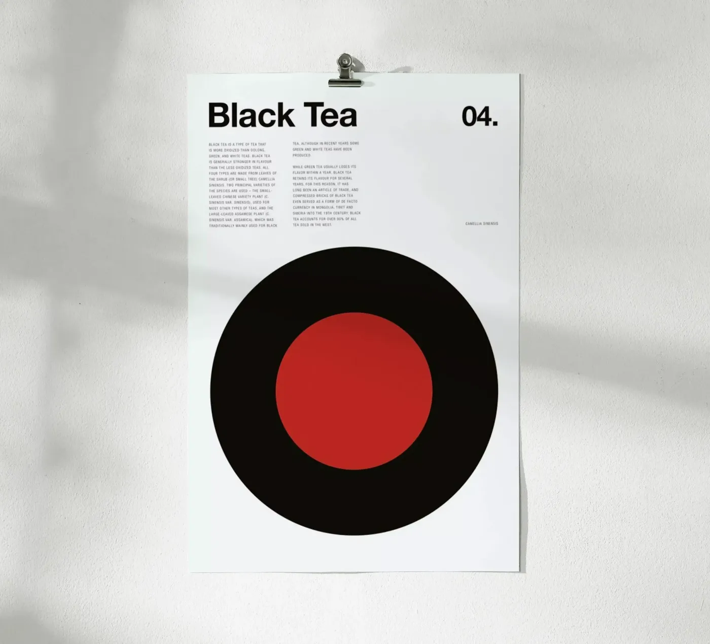 Black Tea Poster von Nick Barclay