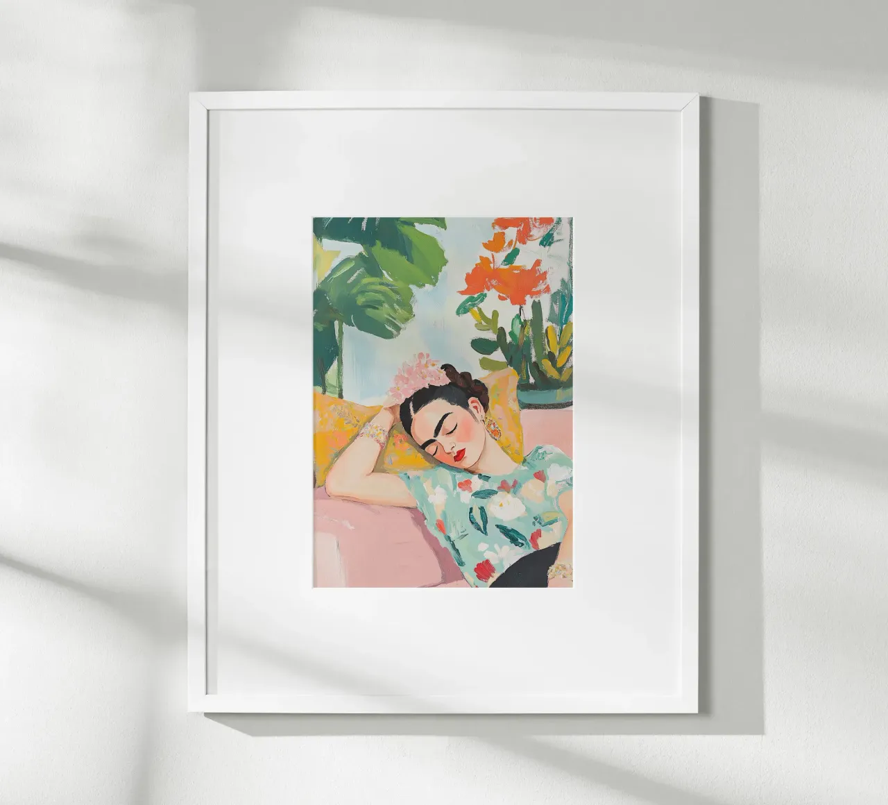 Frida Kahlo - Une âme intacte poster de Fantasias Florales