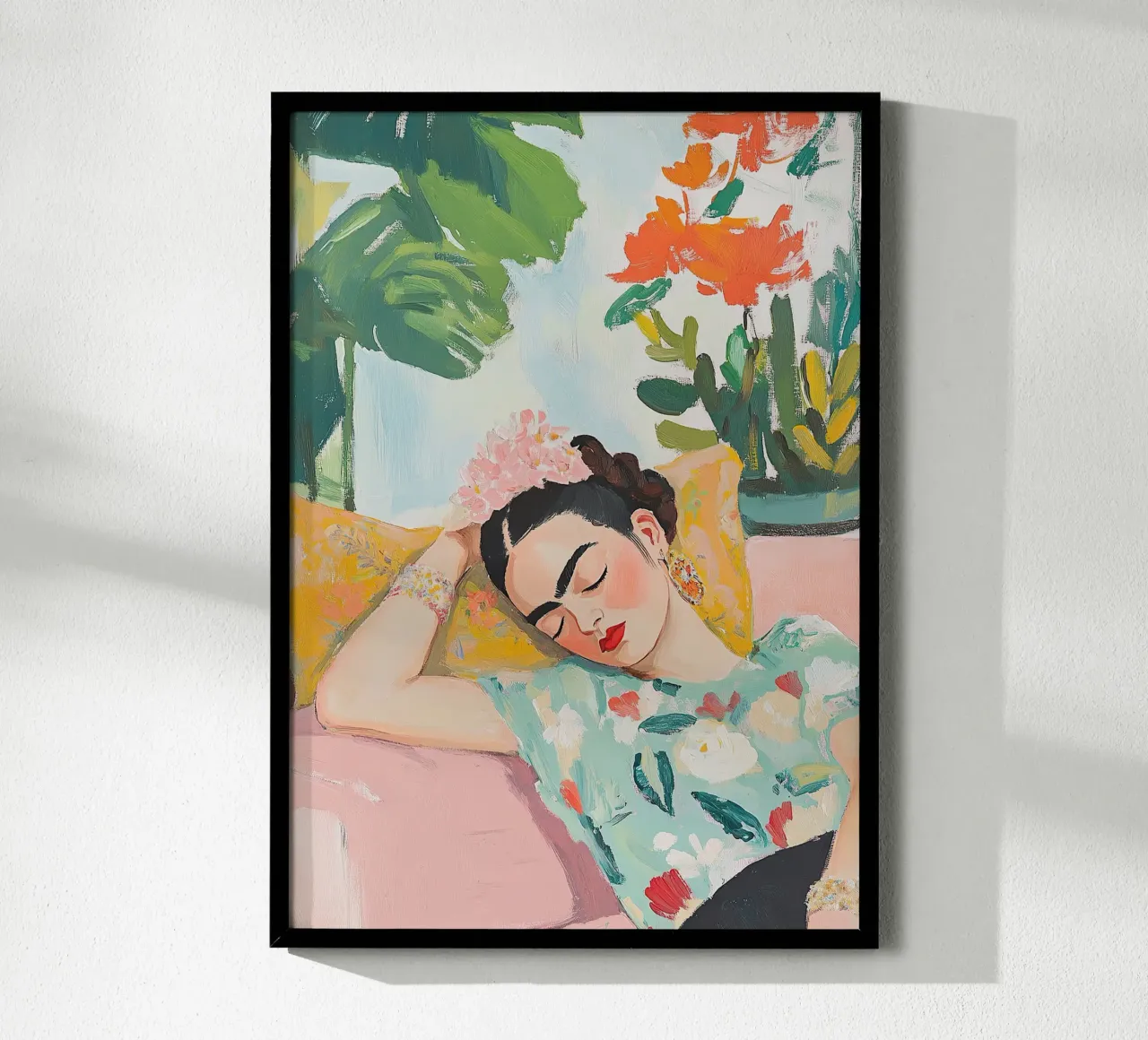 Frida Kahlo - Une âme intacte poster de Fantasias Florales