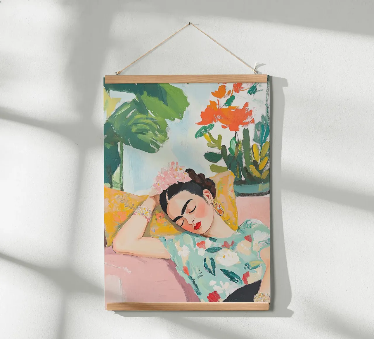 Frida Kahlo - Une âme intacte poster de Fantasias Florales