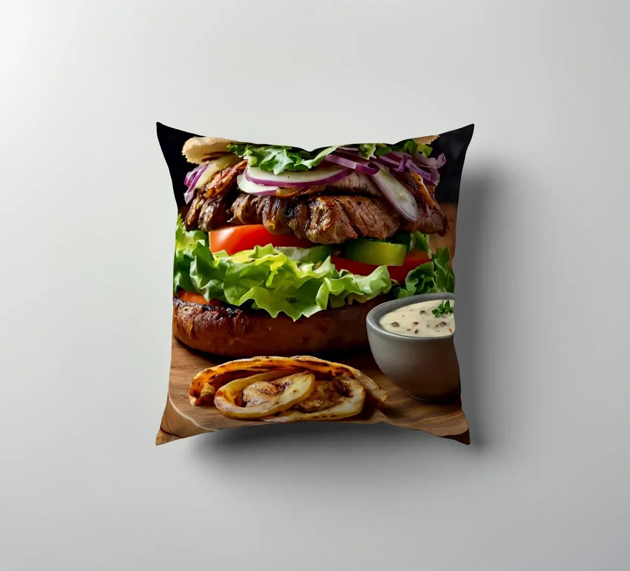 Cheeseburger cuscino da 🎁 ARTVI-SHOP