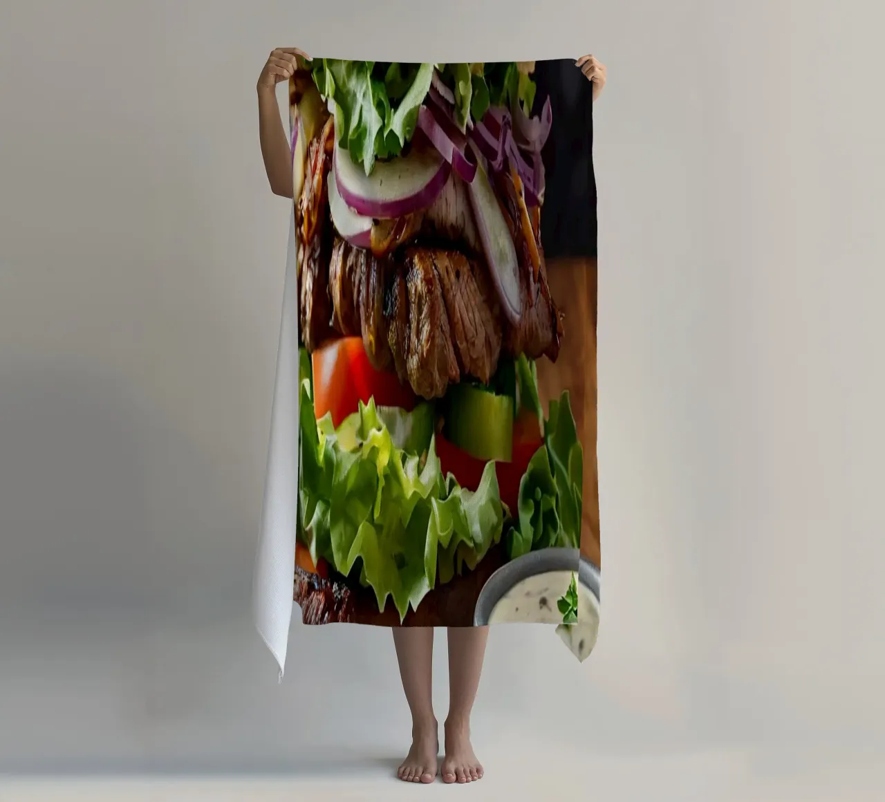 Cheeseburger telo mare da 🎁 NOBELART