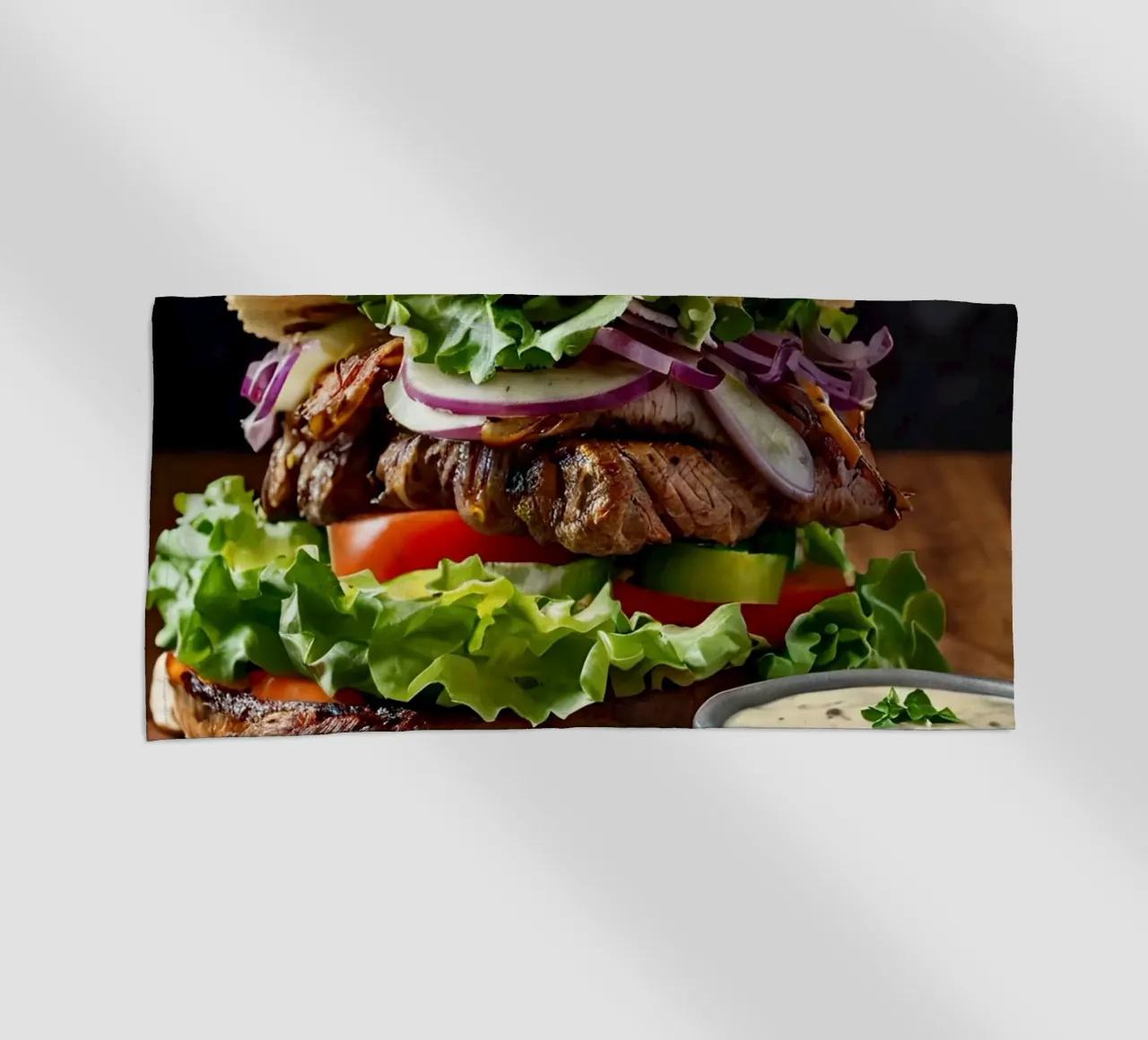 Cheeseburger telo mare da 🎁 NOBELART