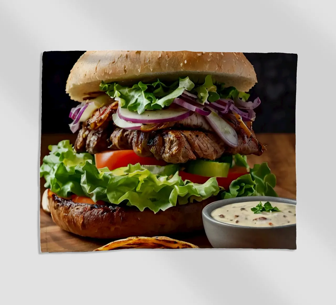 Cheeseburger telo mare da 🎁 NOBELART