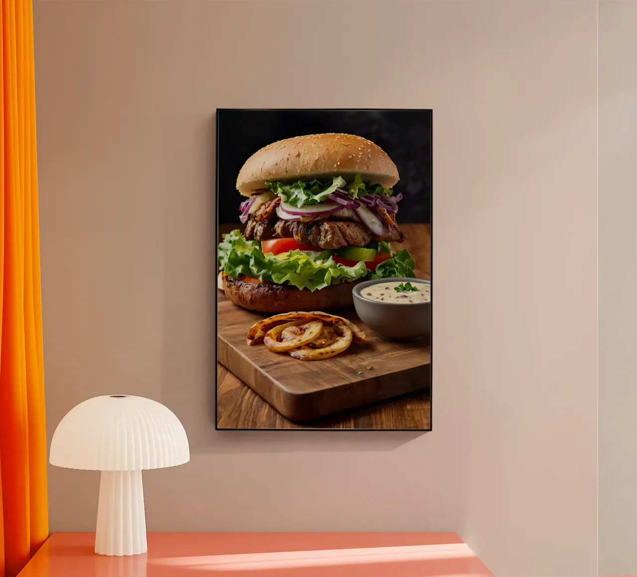 Cheeseburger acryl van 🎁 NOBELART