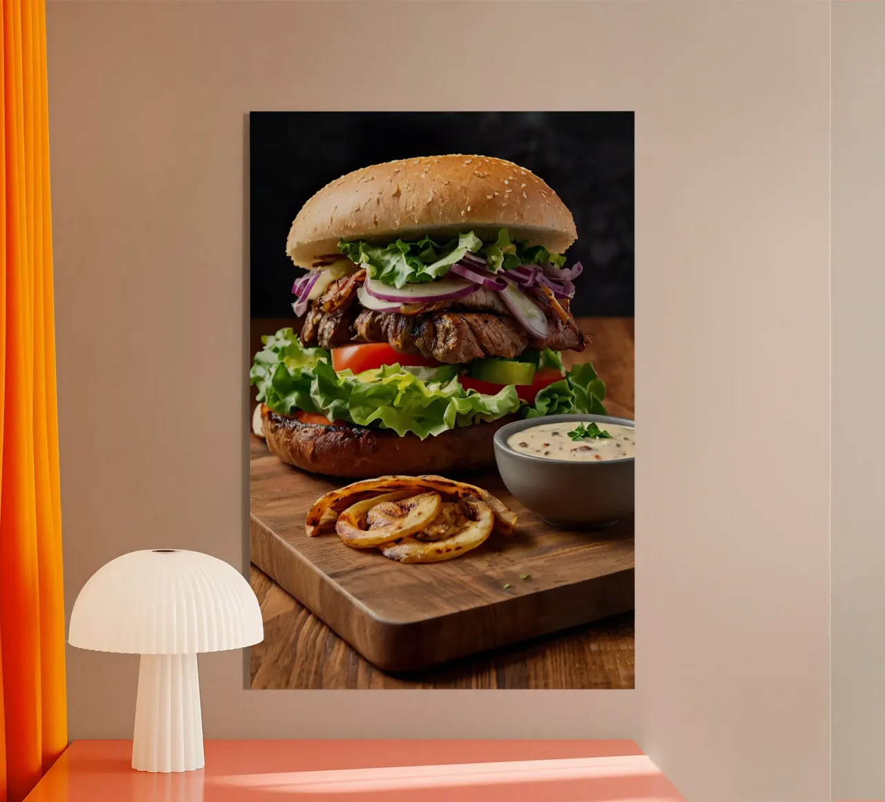 Cheeseburger plexiglass da 🎁 NOBELART