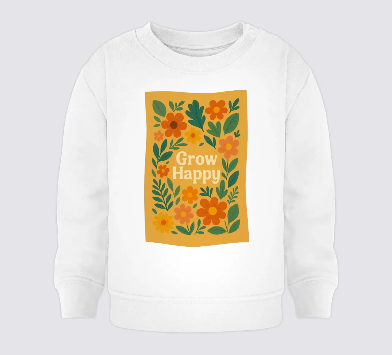 Grow Happy felpa neonato da Studio M