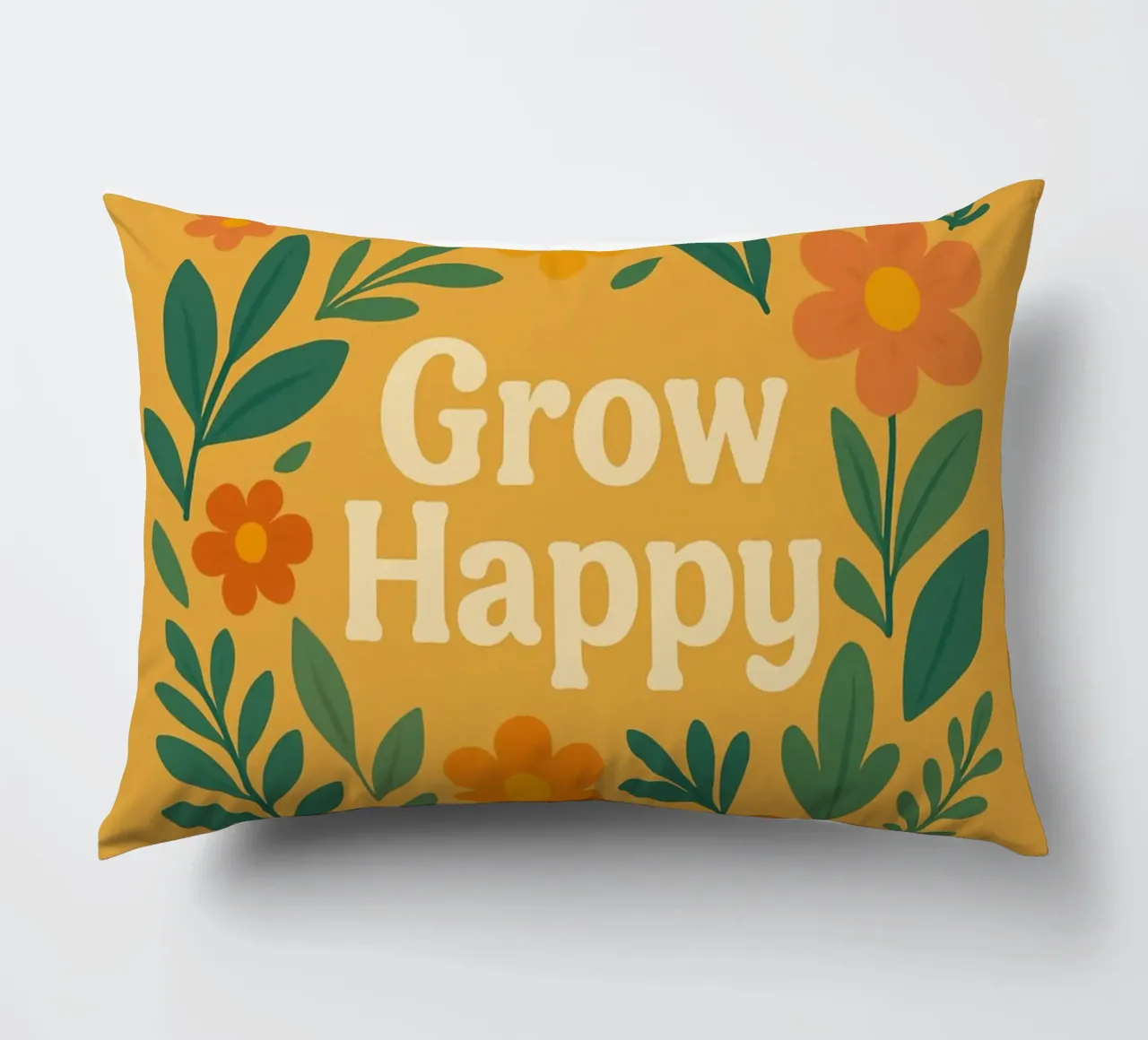 Grow Happy decorative cushion by Studio M