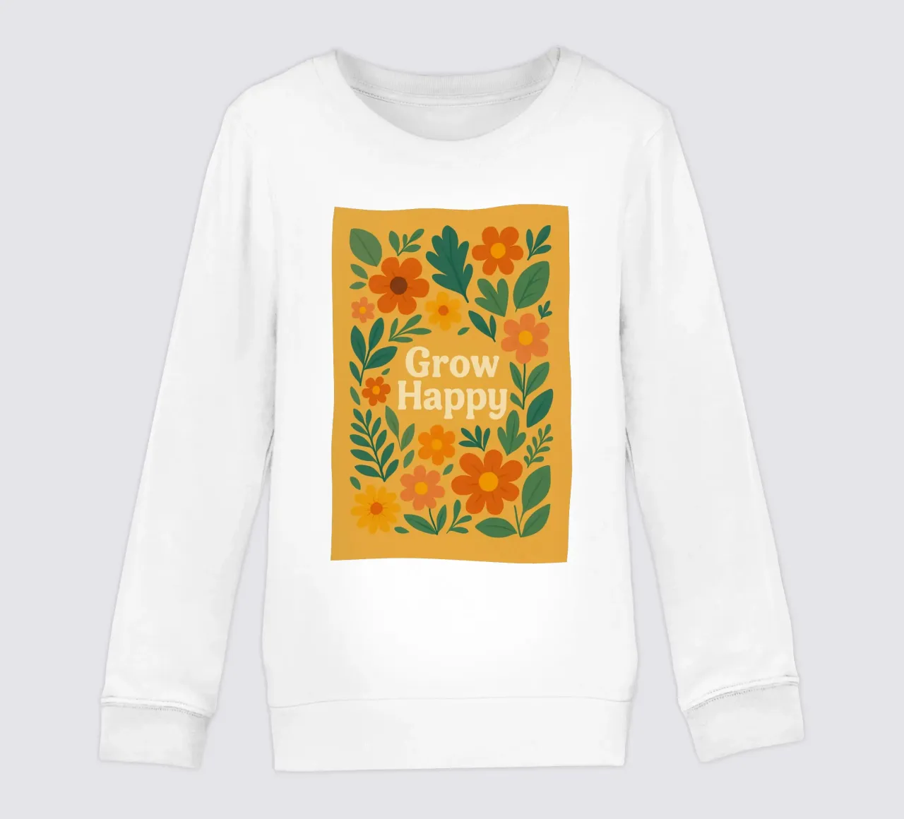 Grow Happy kids sweatshirt by Studio M
