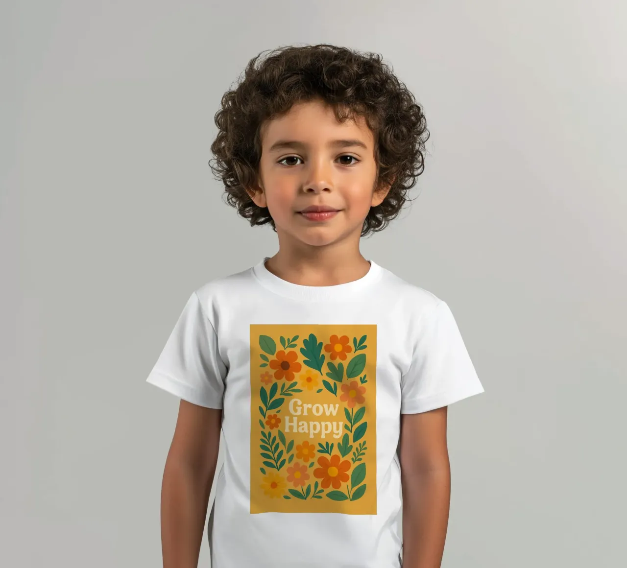 Grow Happy kids t-shirt by Studio M