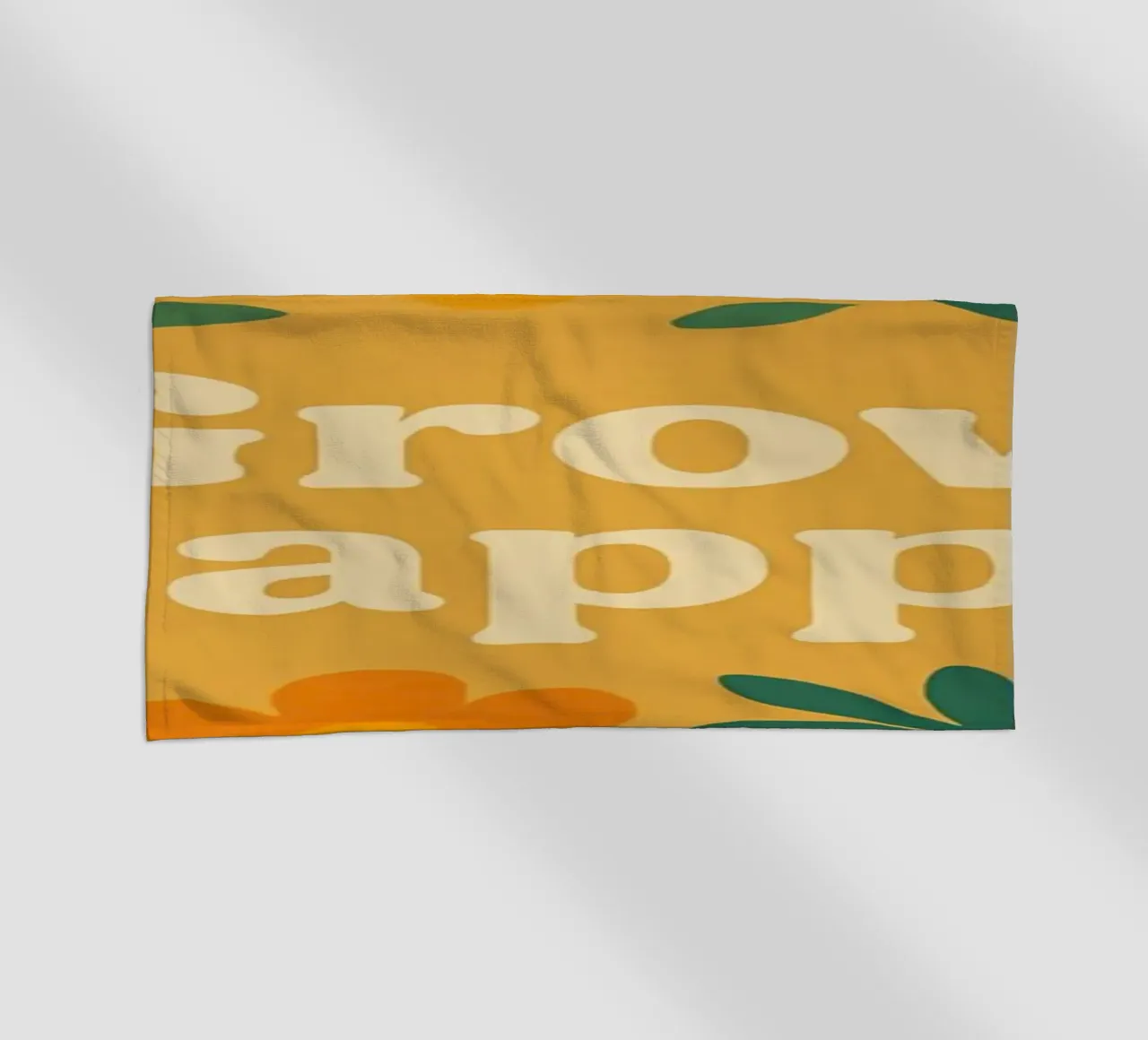 Grow Happy beach towel by Studio M