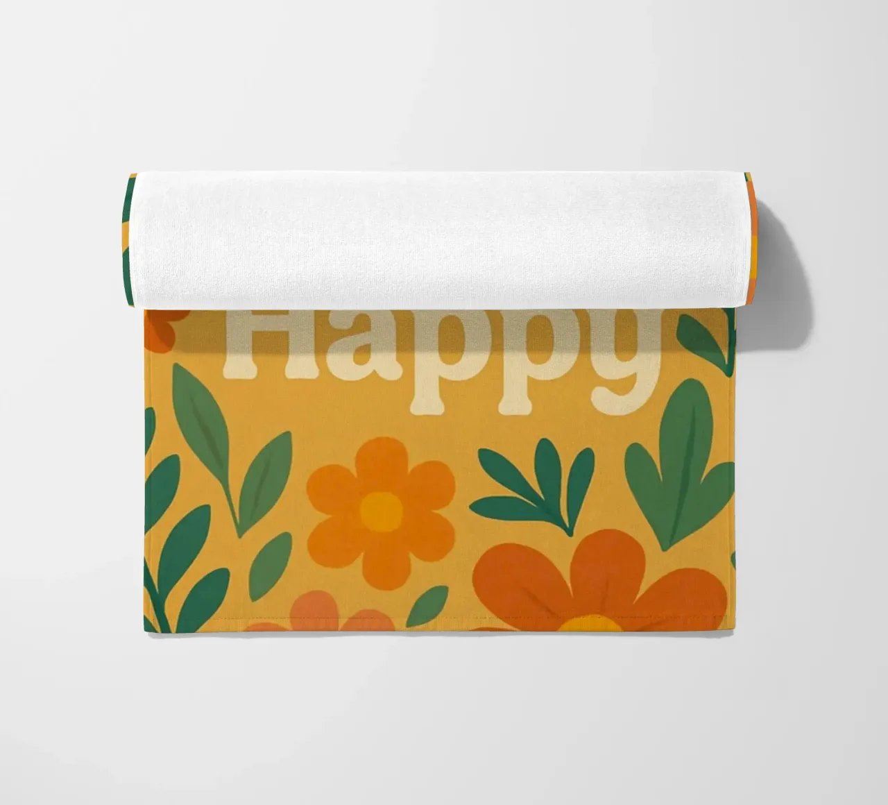 Grow Happy beach towel by Studio M
