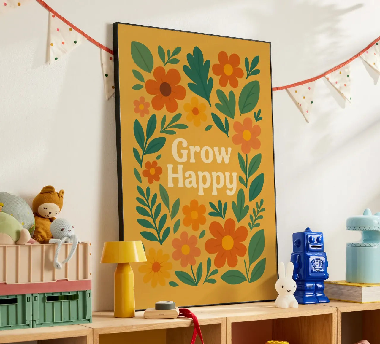 Grow Happy forex plate by Studio M
