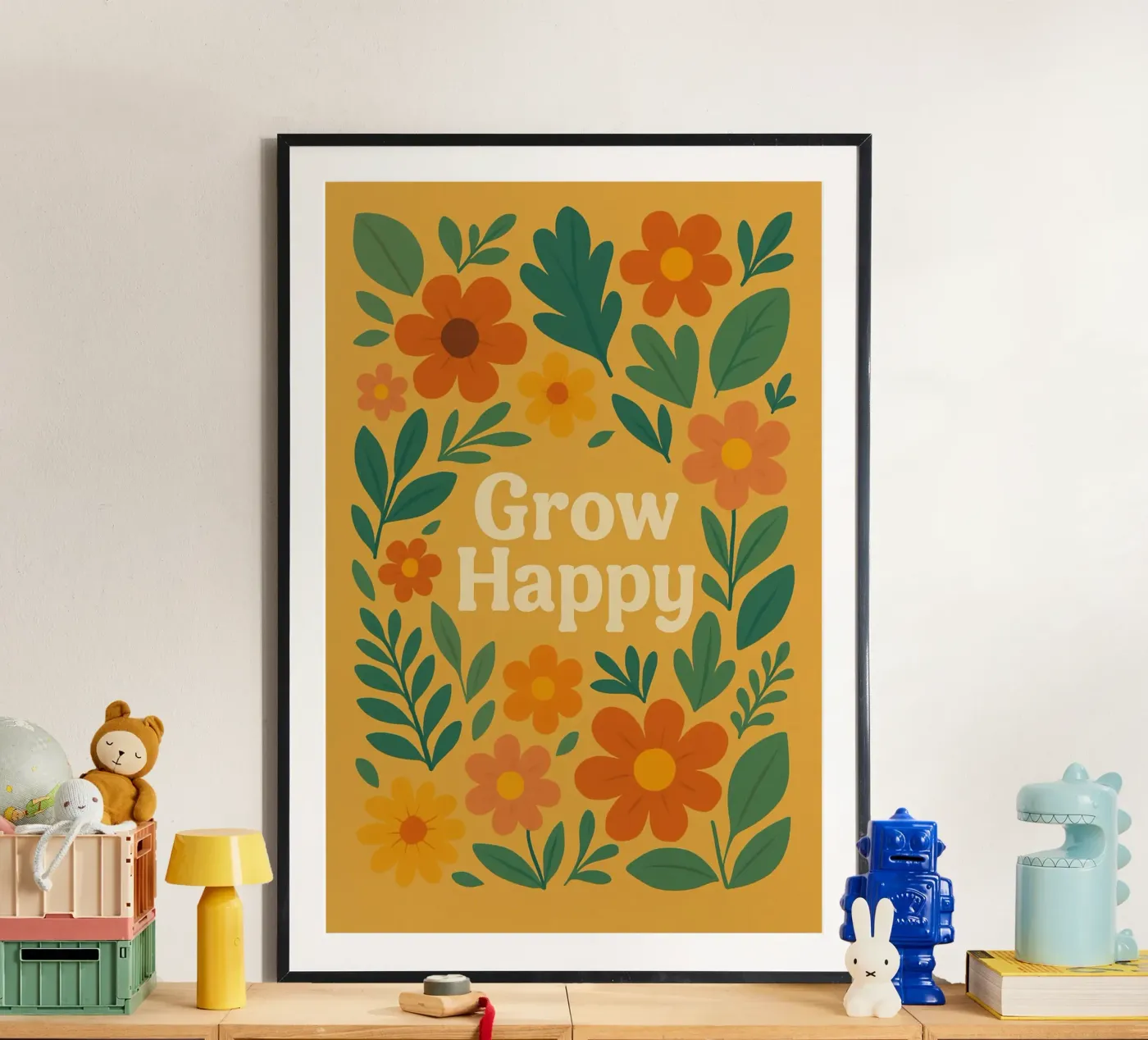 Grow Happy poster da Studio M