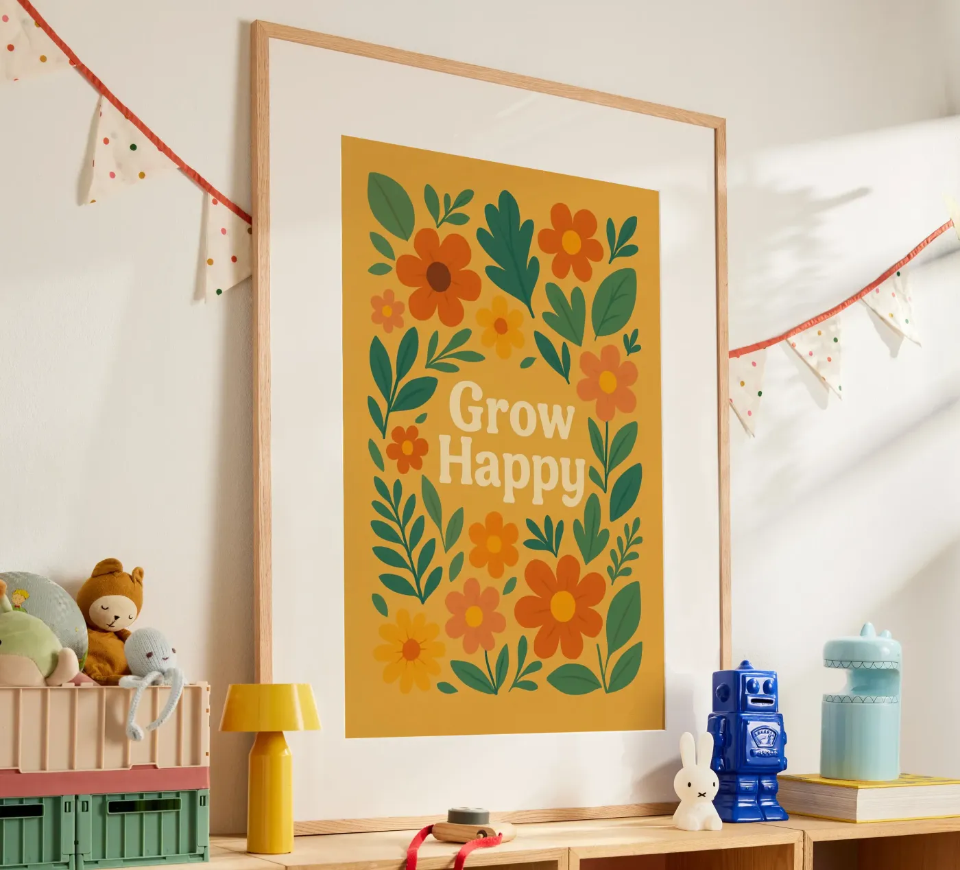 Grow Happy poster da Studio M