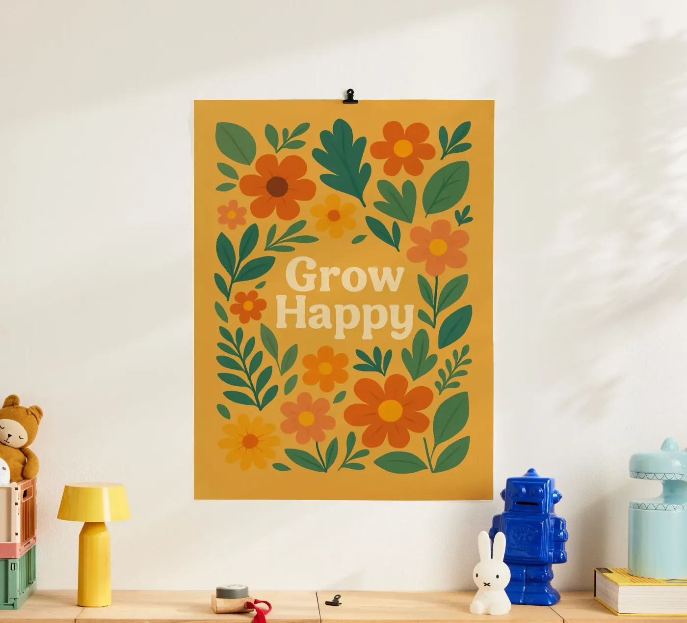 Grow Happy poster da Studio M