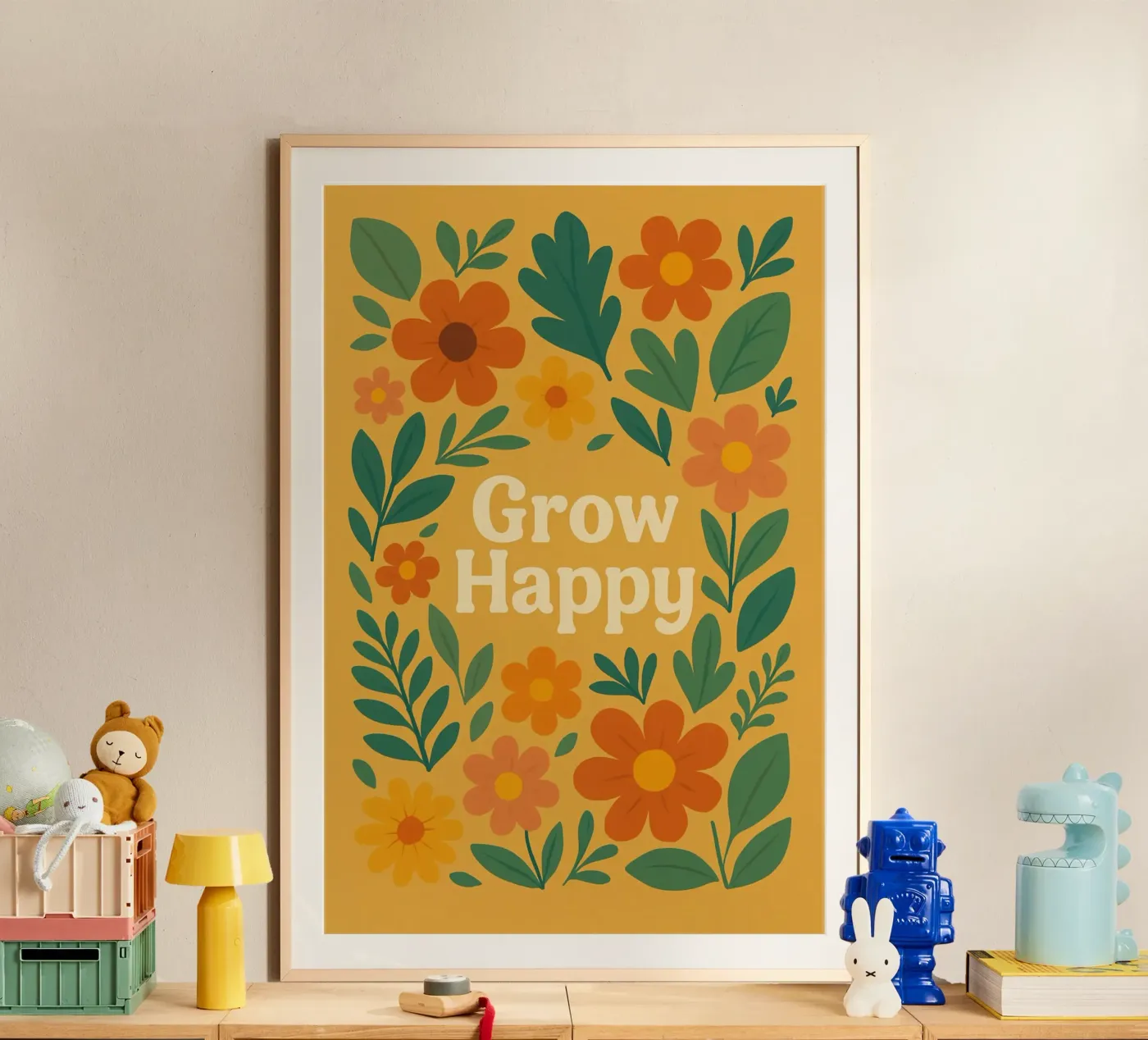 Grow Happy poster da Studio M