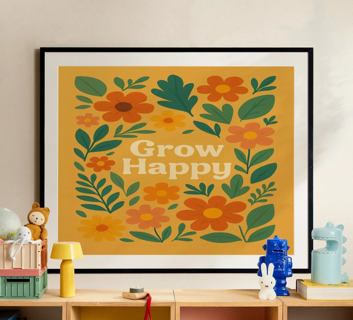 Grow Happy poster da Studio M