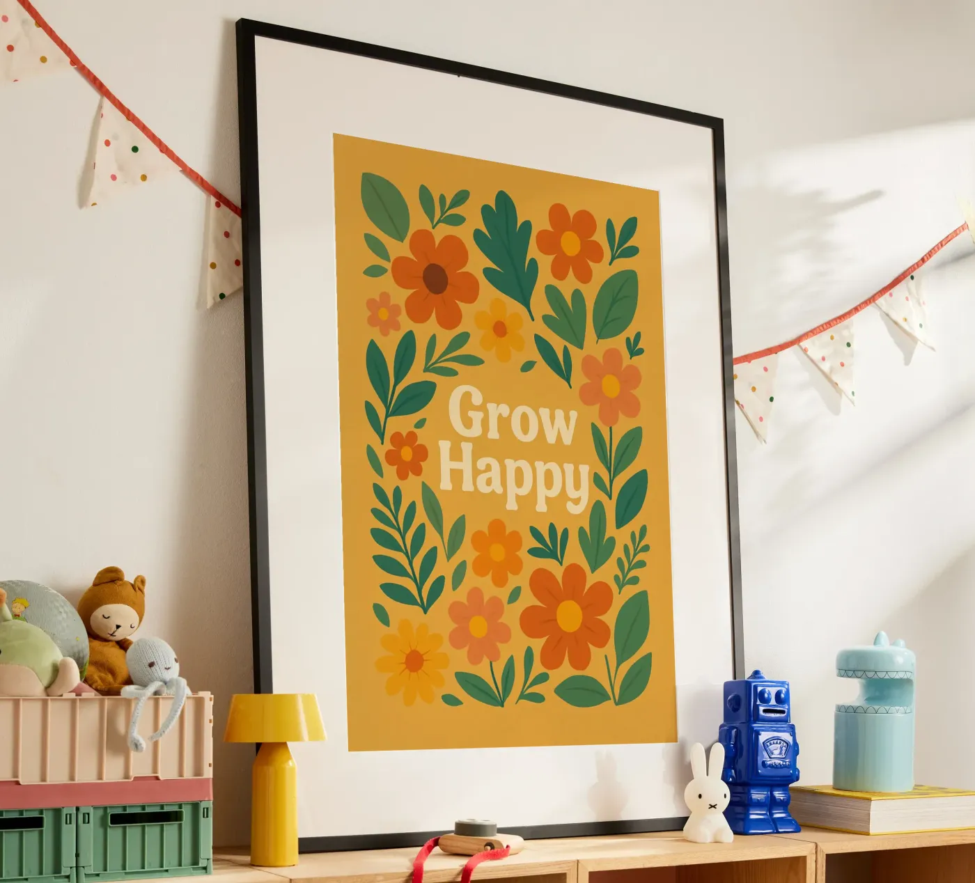 Grow Happy poster da Studio M