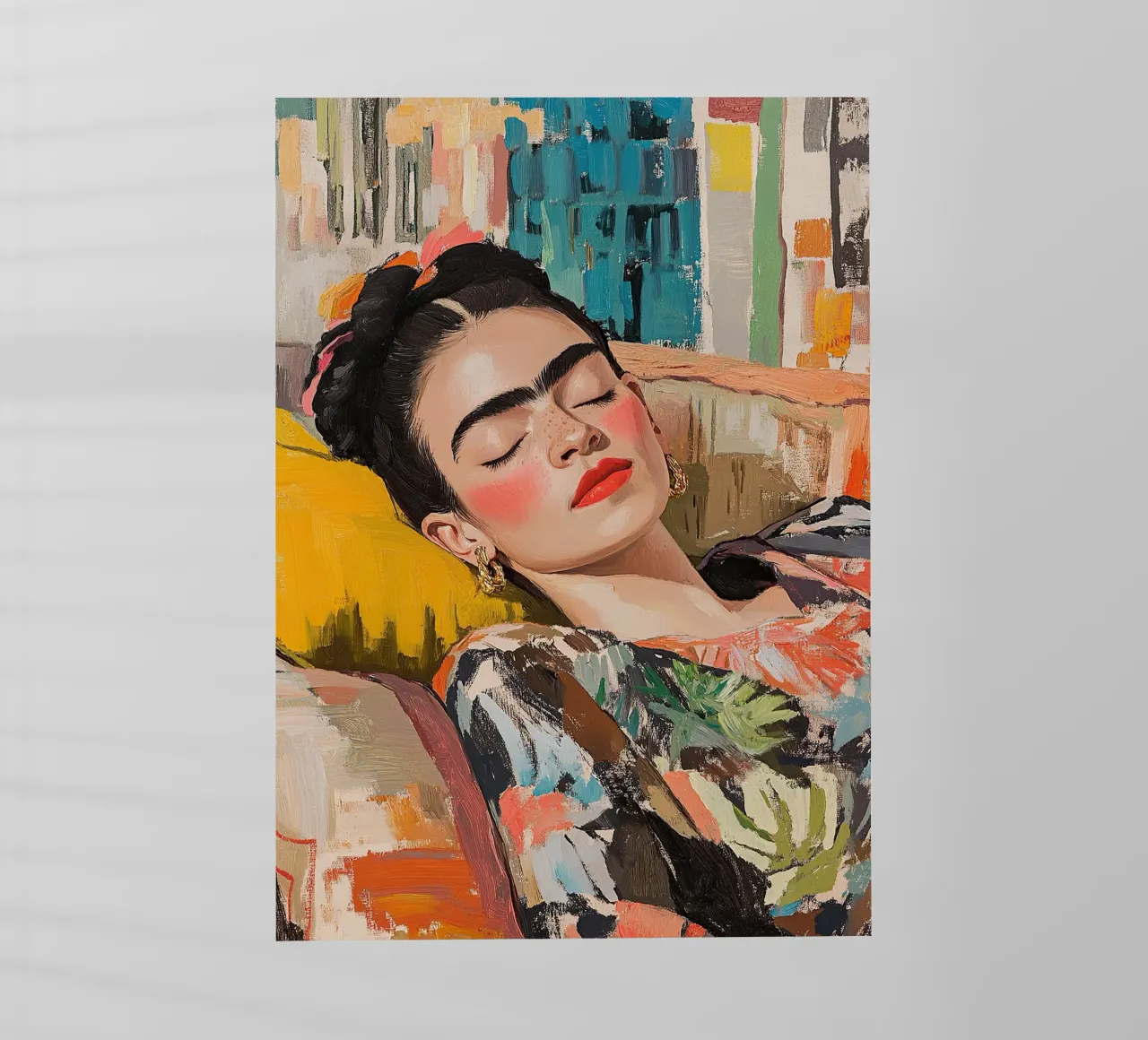 Frida Kahlo - La fenice che è in me pellicola backlit da Fantasias Florales
