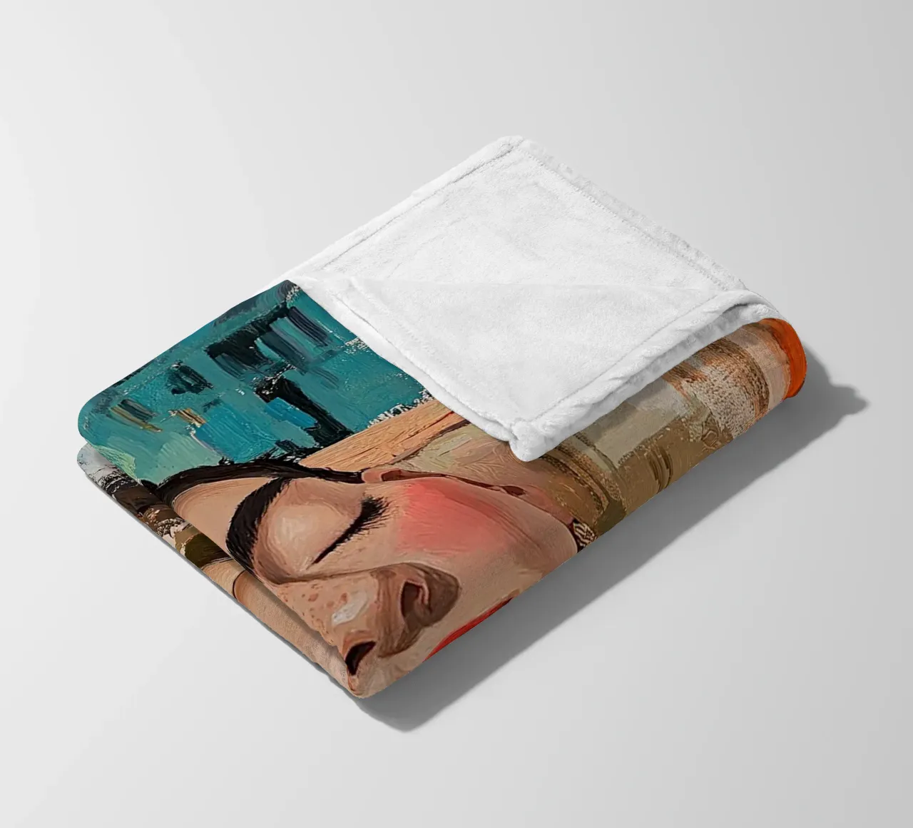 Frida Kahlo - La fenice che è in me coperta in pile da Fantasias Florales