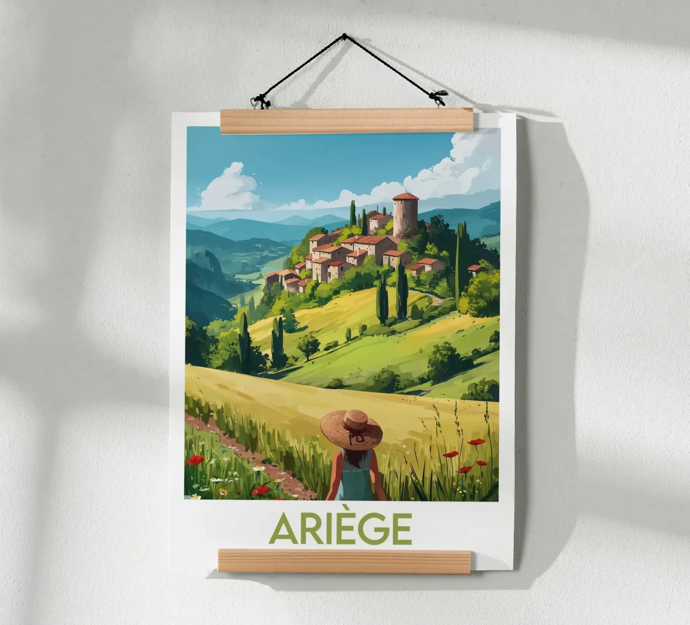 Affiche Ariège France poster de Frame the World