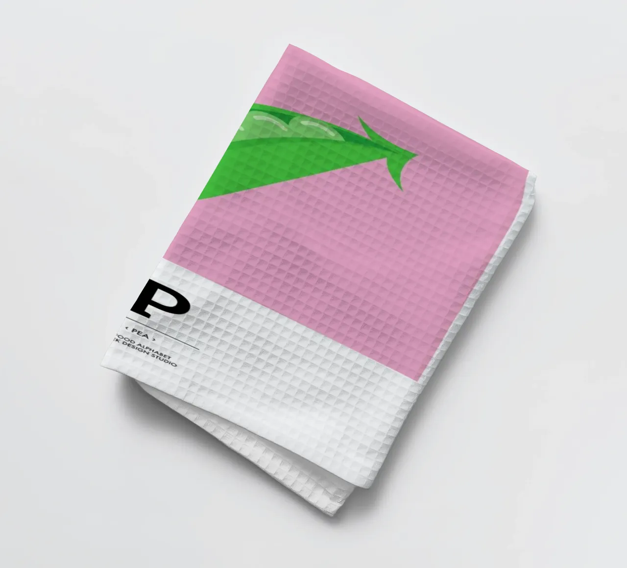 „The Food Alphabet“ - P like Pea canovaccio da cucina da BLAEK Design Studio