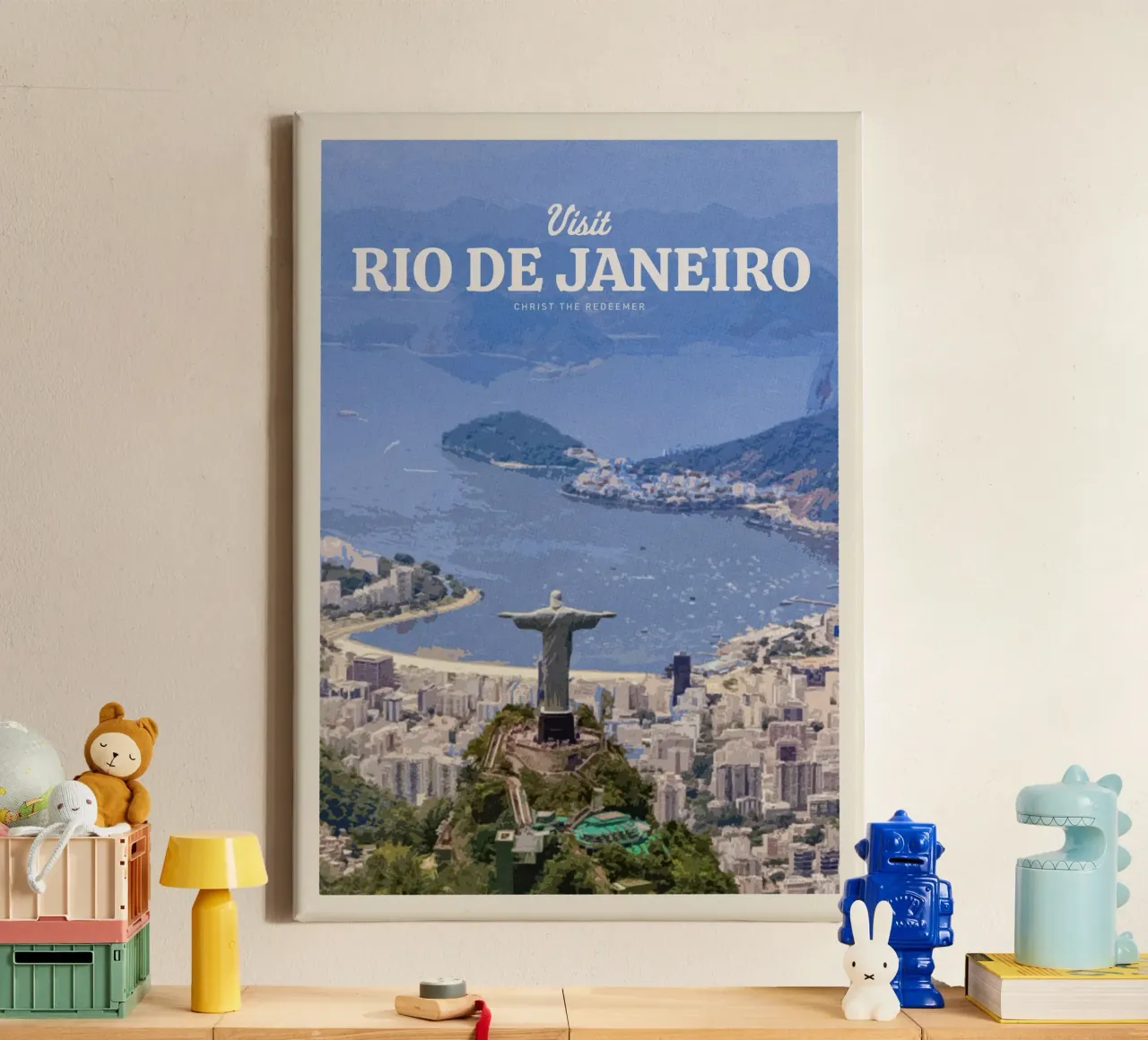 Reizen naar Rio de Janeiro canvas met Baklijst van Mercury Club