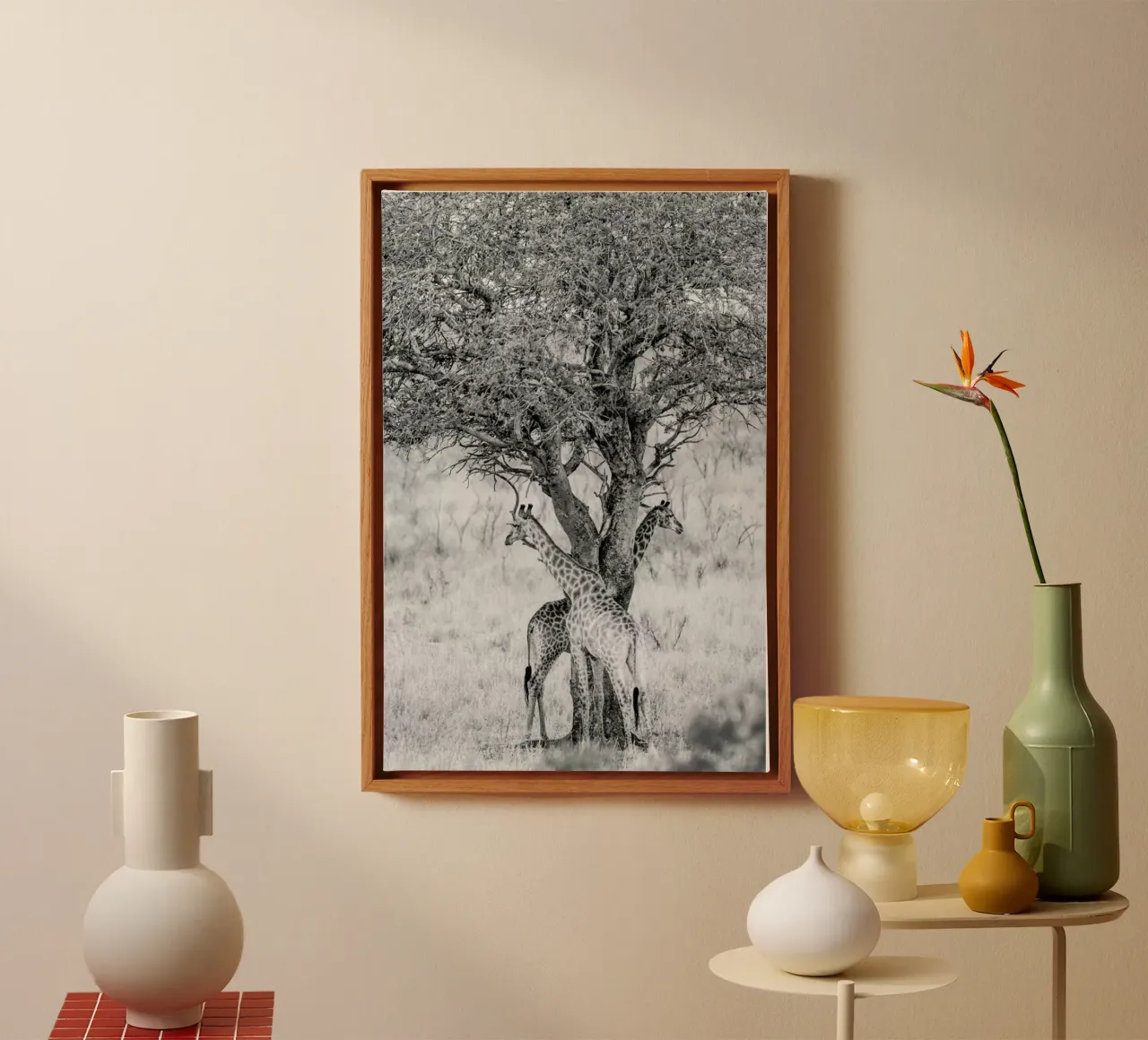 Lovers canvas with Floater frame by Shot By Clint