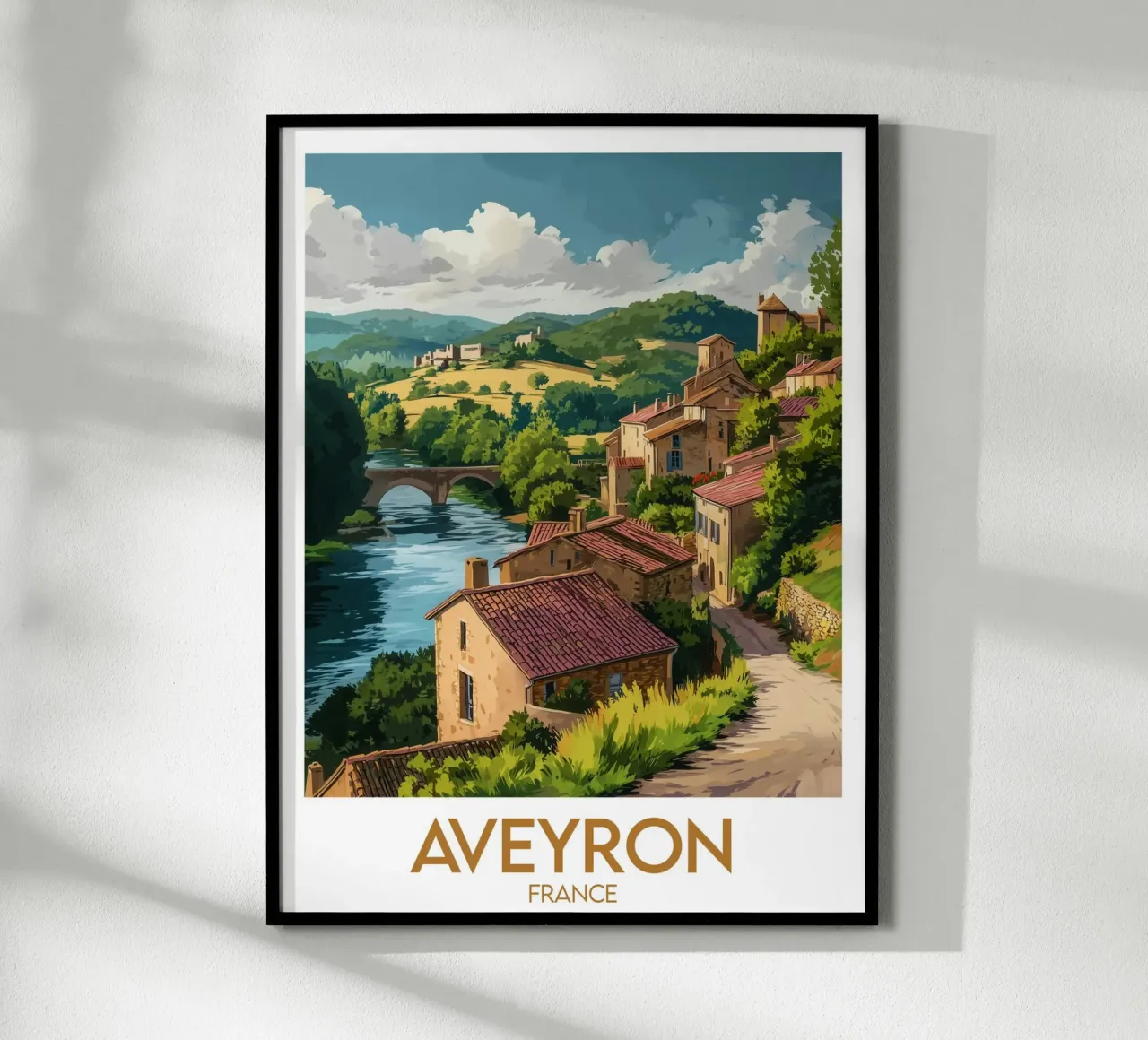 Poster Aveyron carta hahnemühle da Frame the World