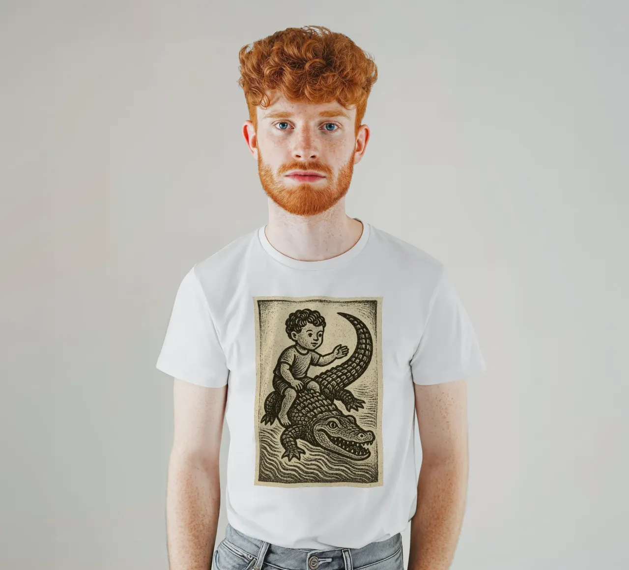 Crocodile Boy t-shirt da Gypsy Galleria