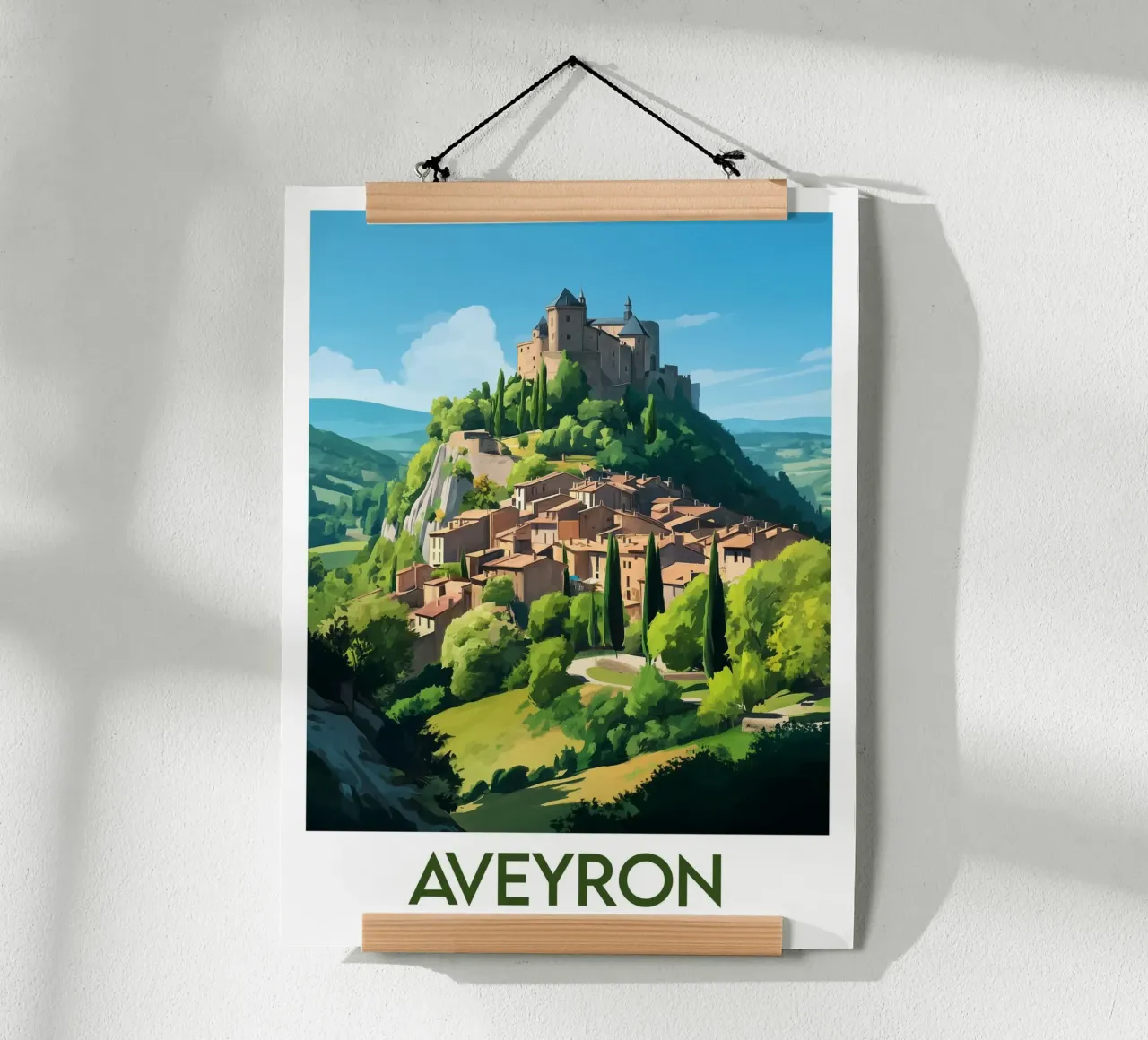 Poster Aveyron carta hahnemühle da Frame the World