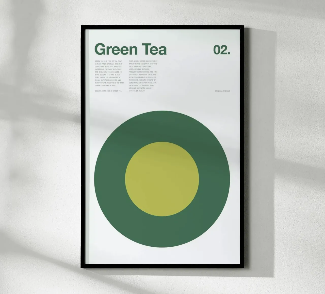 Green Tea poster da Nick Barclay