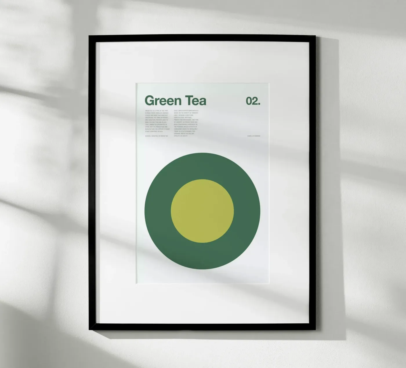 Green Tea poster van Nick Barclay