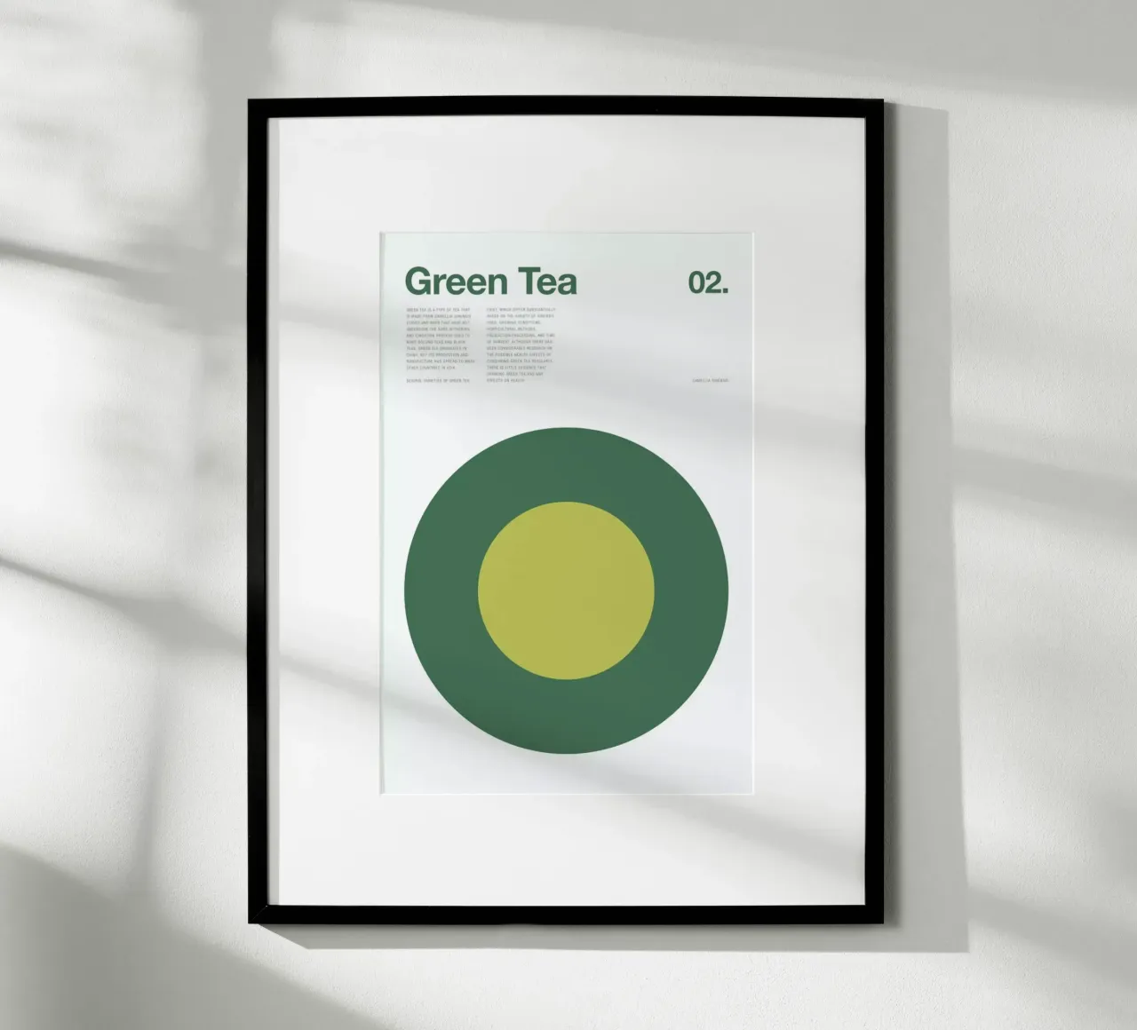 Green Tea poster da Nick Barclay