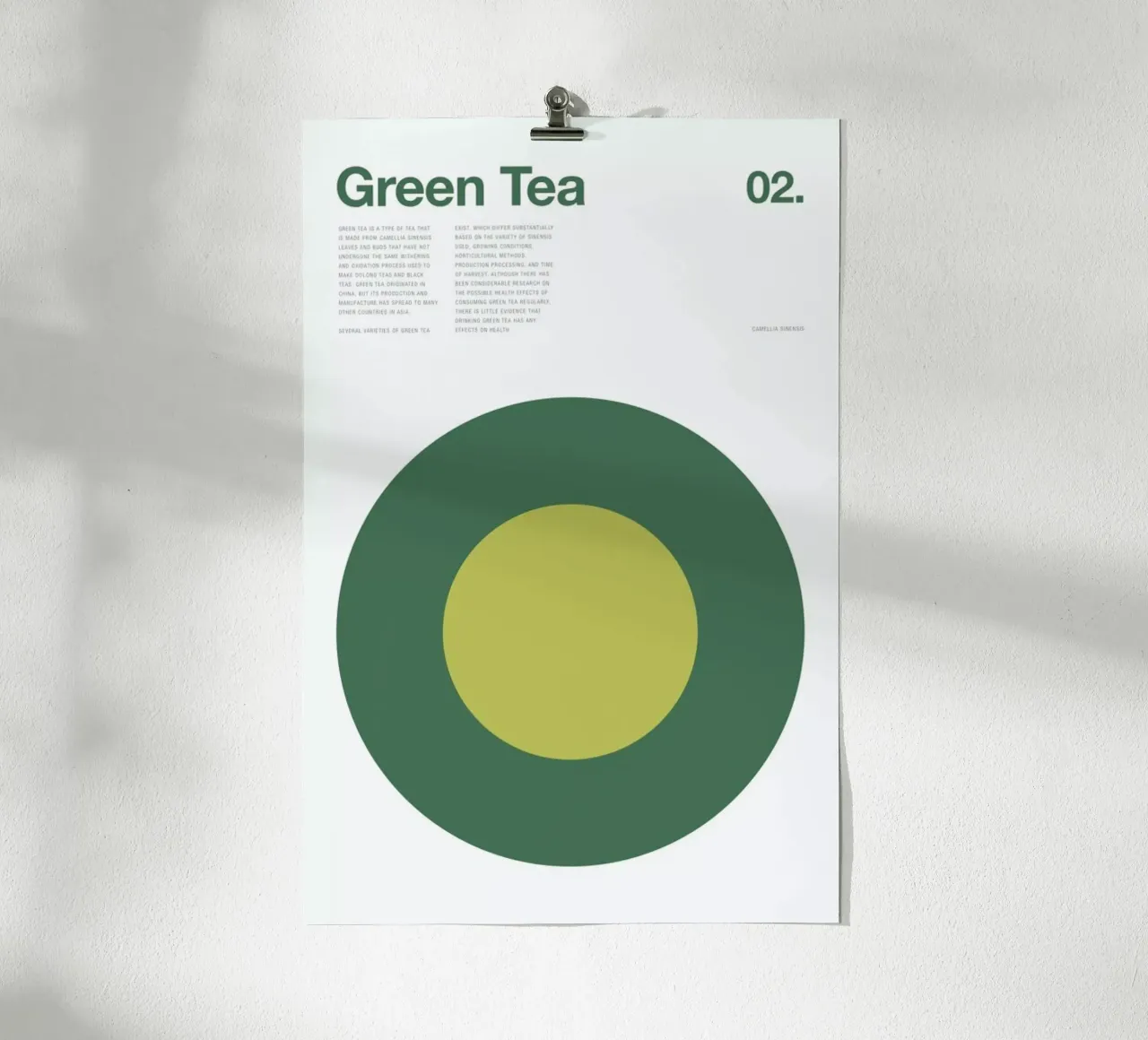 Green Tea poster da Nick Barclay