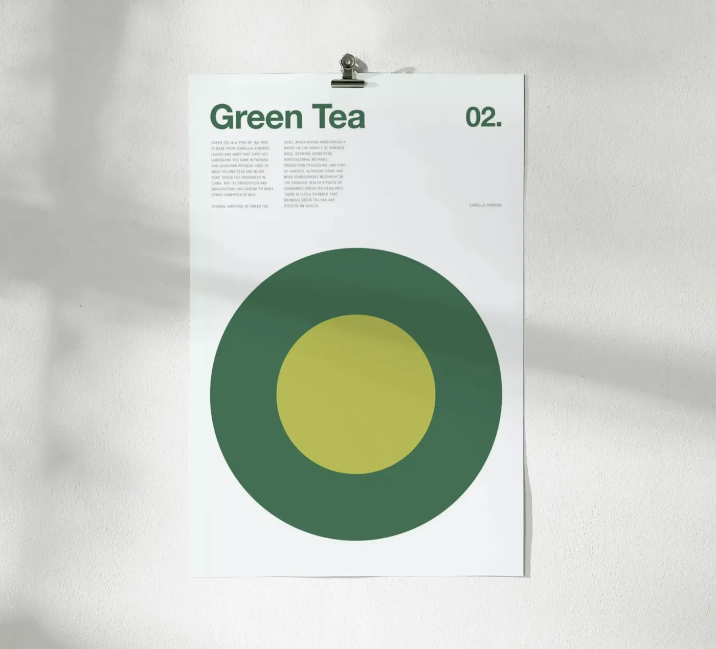 Green Tea poster van Nick Barclay