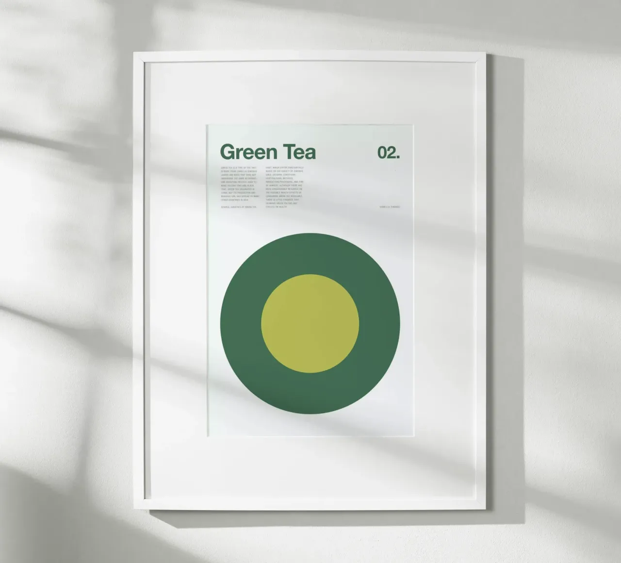 Green Tea poster da Nick Barclay