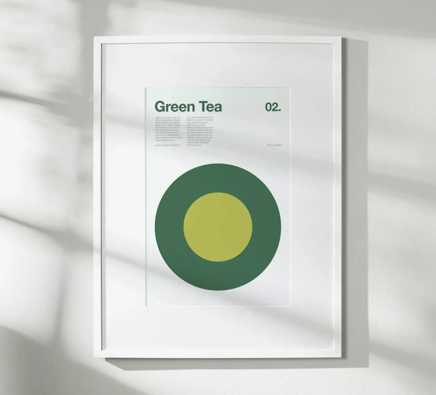 Green Tea poster van Nick Barclay