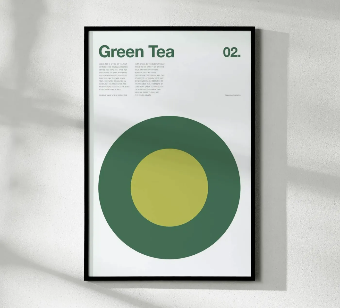 Green Tea poster van Nick Barclay
