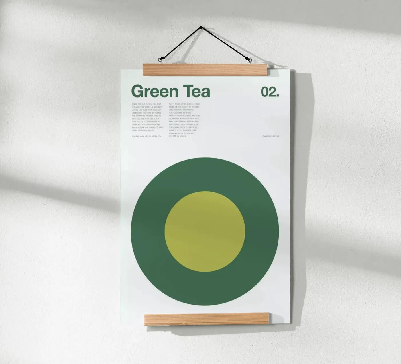Green Tea poster van Nick Barclay