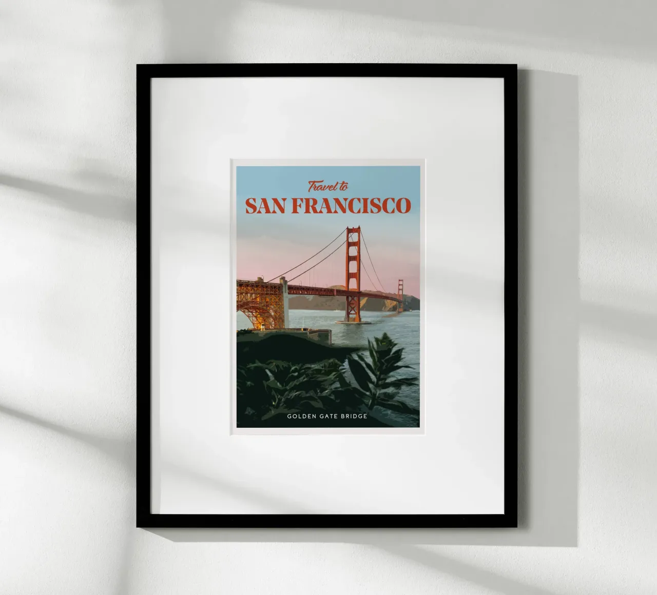 Viaggio a San Francisco poster con telaio in plastica da Mercury Club