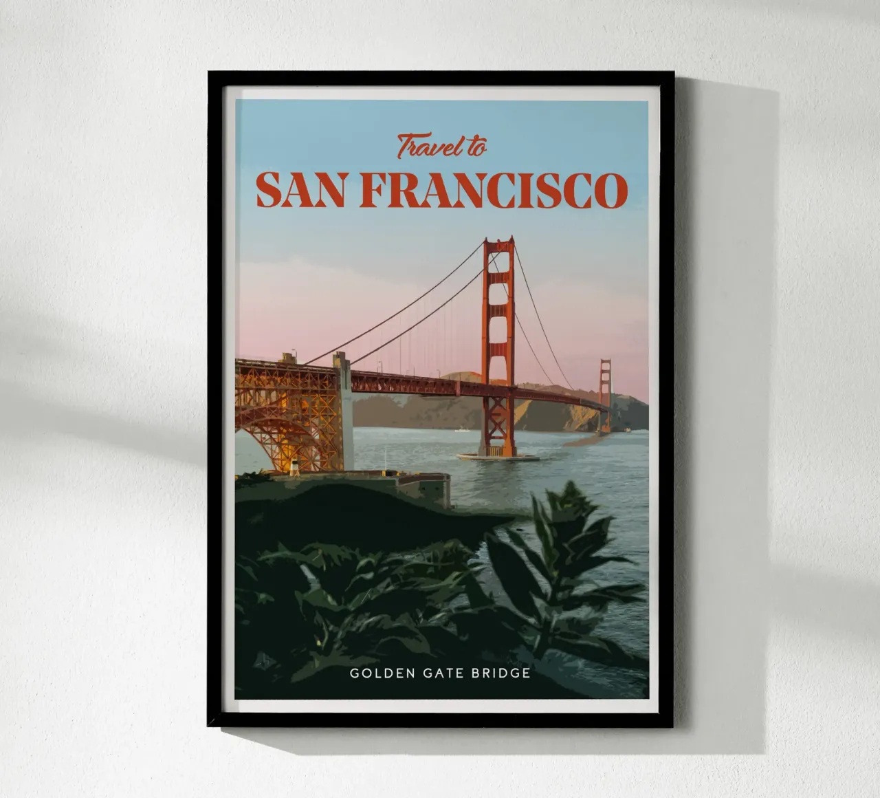 Viaggio a San Francisco poster con telaio in plastica da Mercury Club