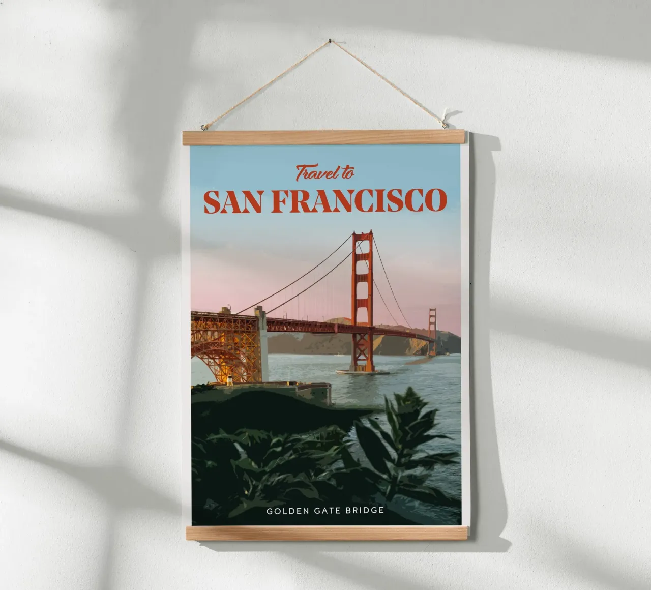 Viaggio a San Francisco poster con telaio in plastica da Mercury Club