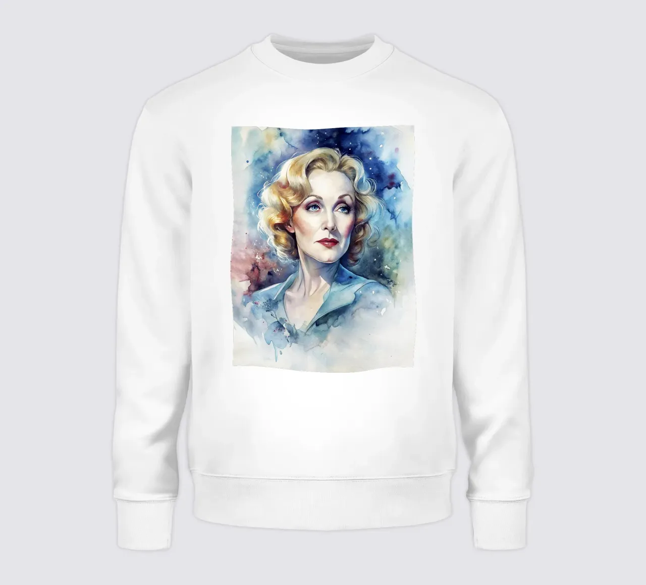 Marlene Dietrich in acquerello felpa da ARTVI-SHOP