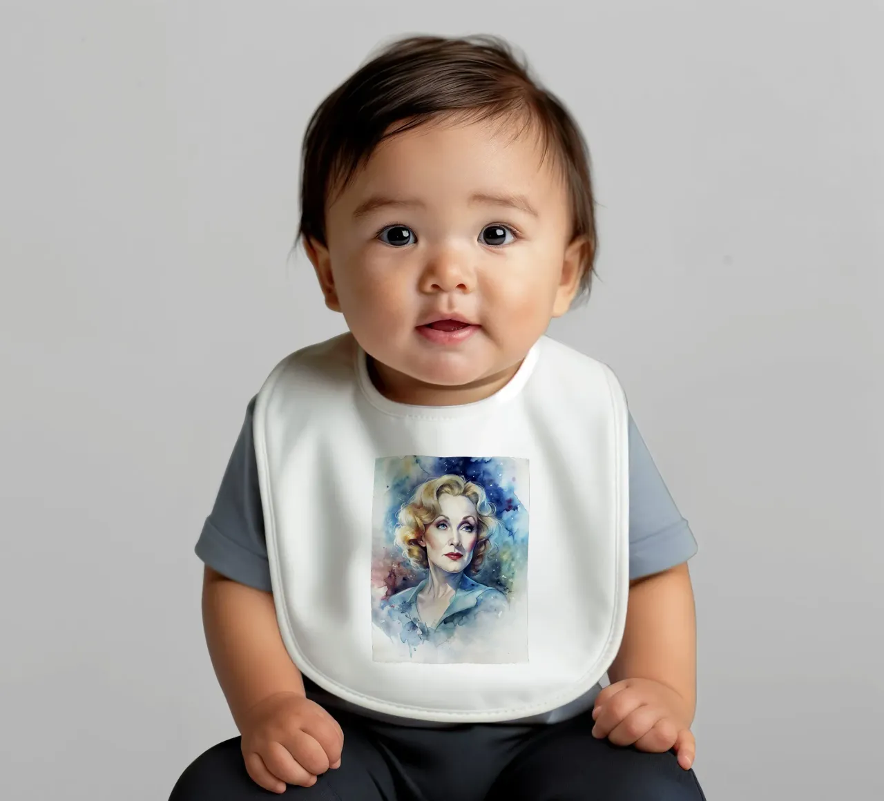 Marlene Dietrich in acquerello bavaglino da ARTVI-SHOP
