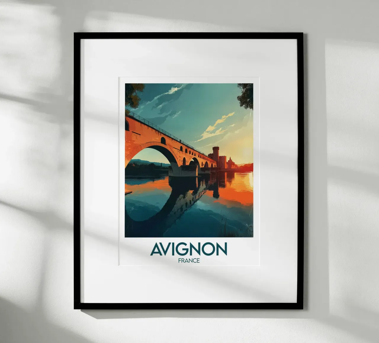 Affiche Avignon carta hahnemühle da Frame the World