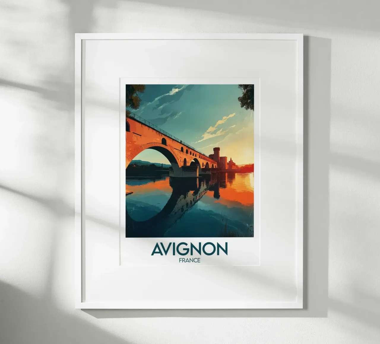 Affiche Avignon carta hahnemühle da Frame the World
