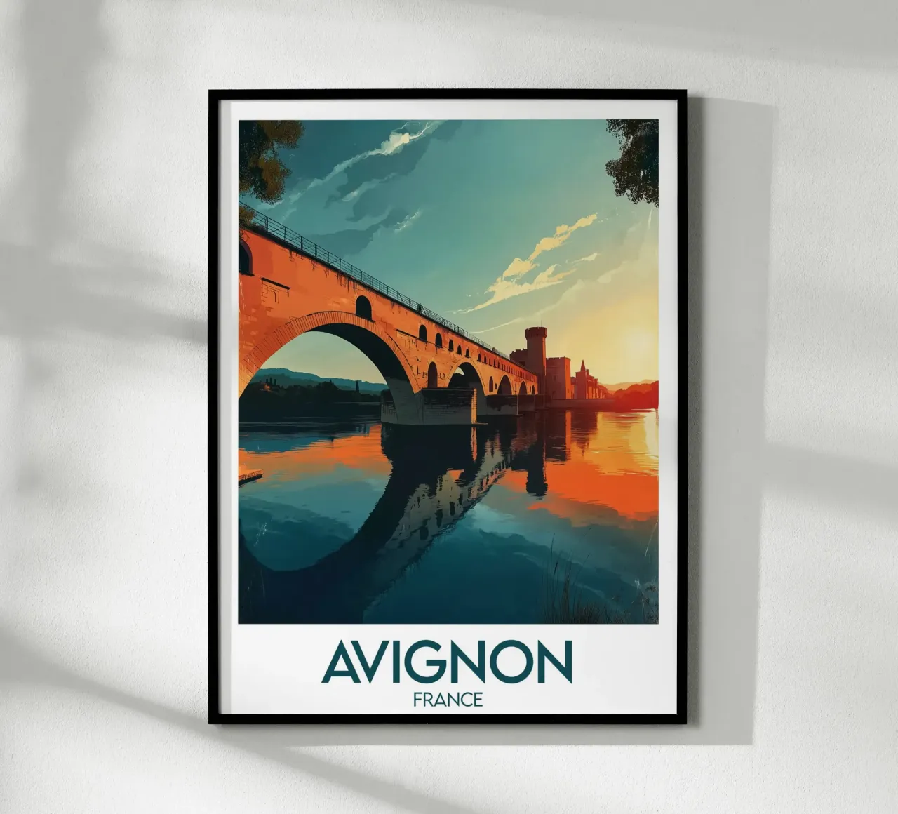 Affiche Avignon carta hahnemühle da Frame the World